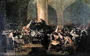 Francisco de Goya Tribunal de la Inquisicion o Auto de fe de la Inquisicion oil painting